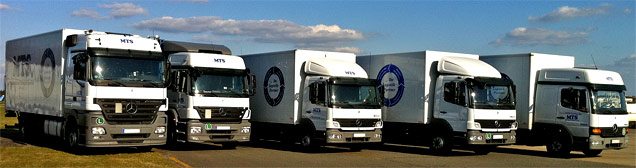 Die LKW-Flotte von MTS